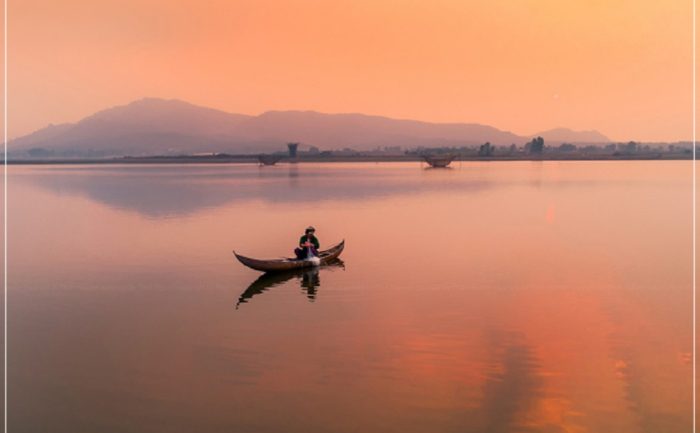 Hoàng hôn Biển Hồ Pleiku